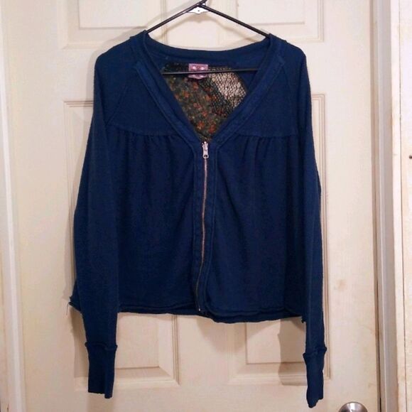 Free People Zip up Sweater Women's Size XS - Picture 2 of 13